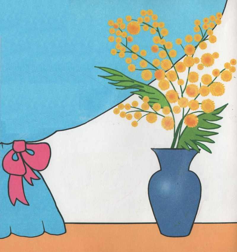 Рисуем мимозу 1 класс. Мимоза в вазе ватными палочками. Ваза с цветами 1 класс. Рисование в подготовительной группе Мимоза в вазе. Ваза с ветками рисование подготовительная группа.